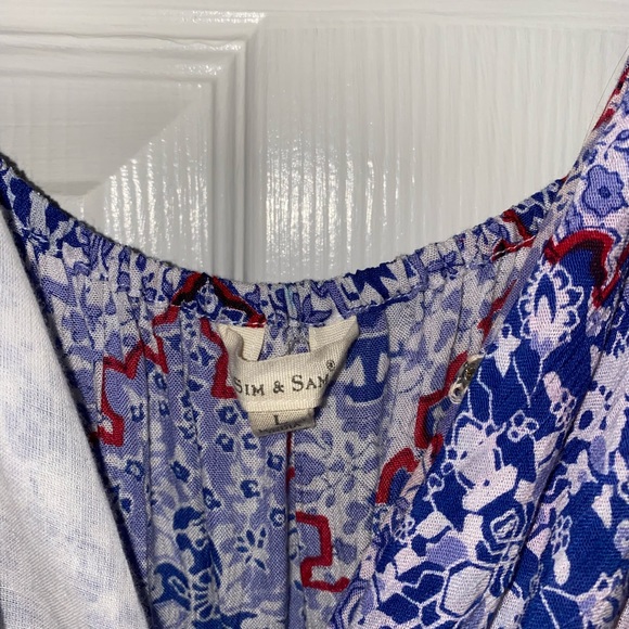 ‼️ Sun & Sam Boho Floral Maxi Dress - Picture 3 of 4